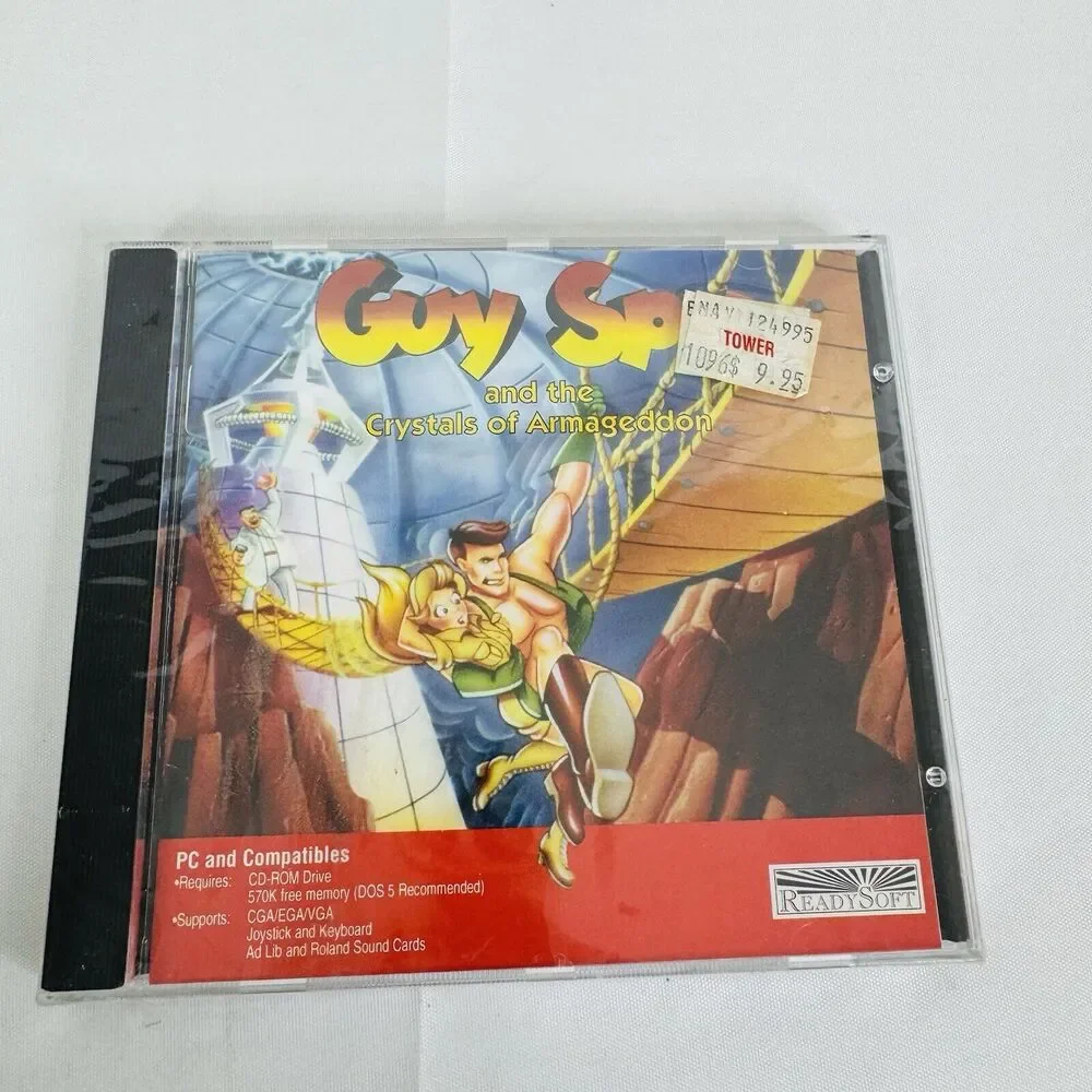 Guy Spy & The Crystals Of Armageddon (PC-Dos, CD-Rom, Jewel Case) BRAND NEW 1991